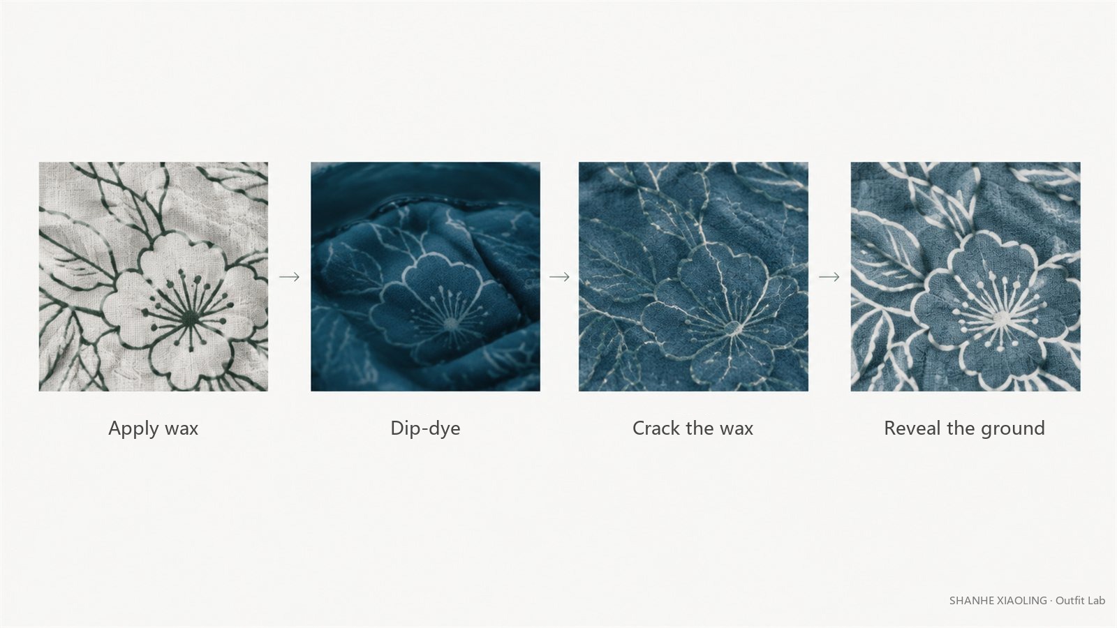 Wax-resist dyeing
