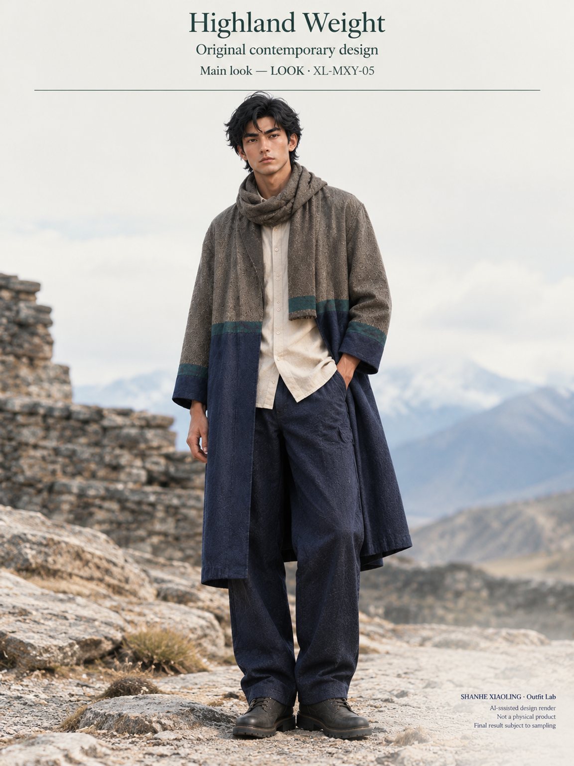 Highland Weight — Woven · Mixed — Yarn + cloth · Cotton-linen · Wool · Twill