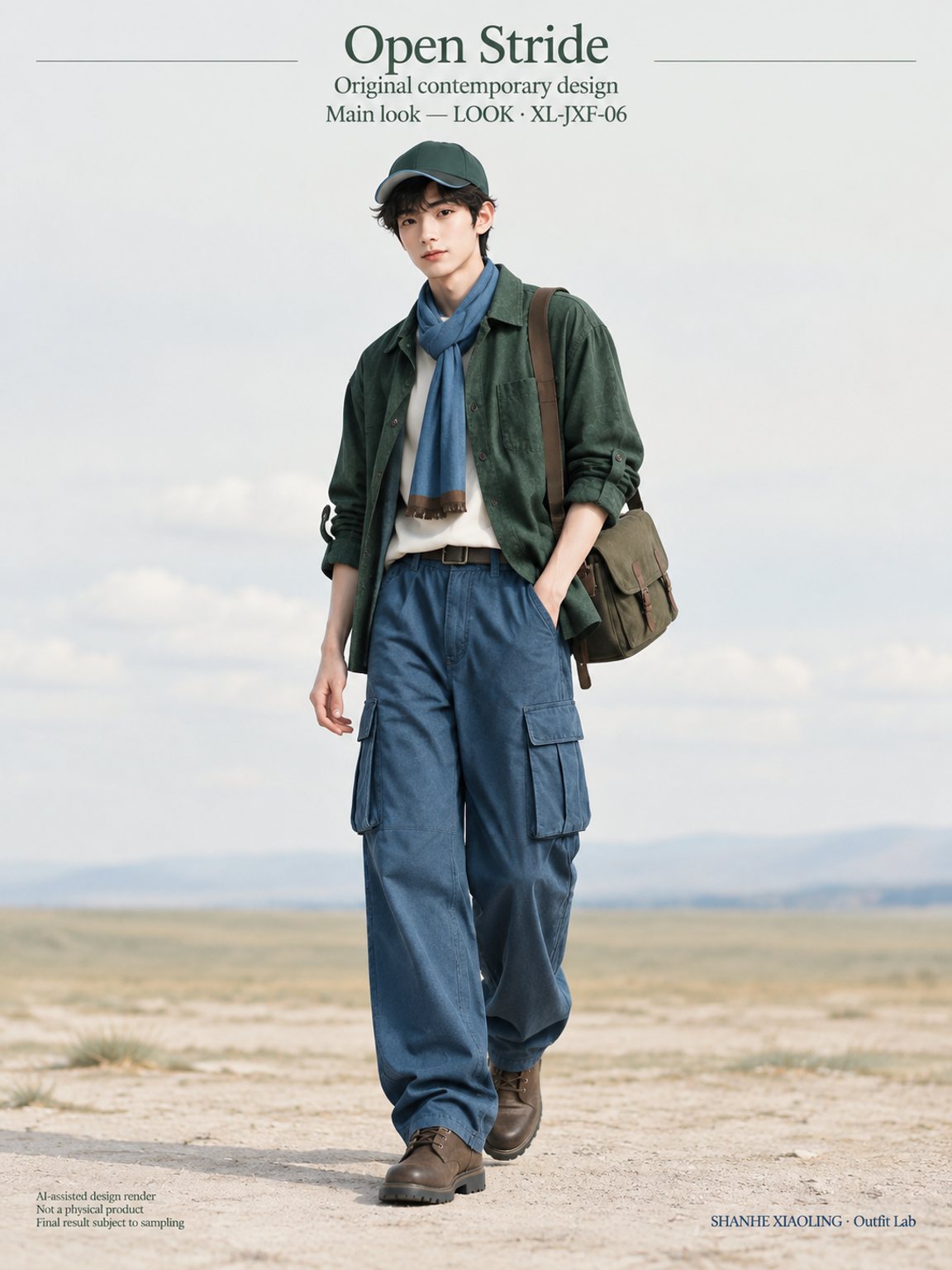 Open Stride — Woven · Mixed — Cotton-linen · Wool · Twill · Yarn + cloth