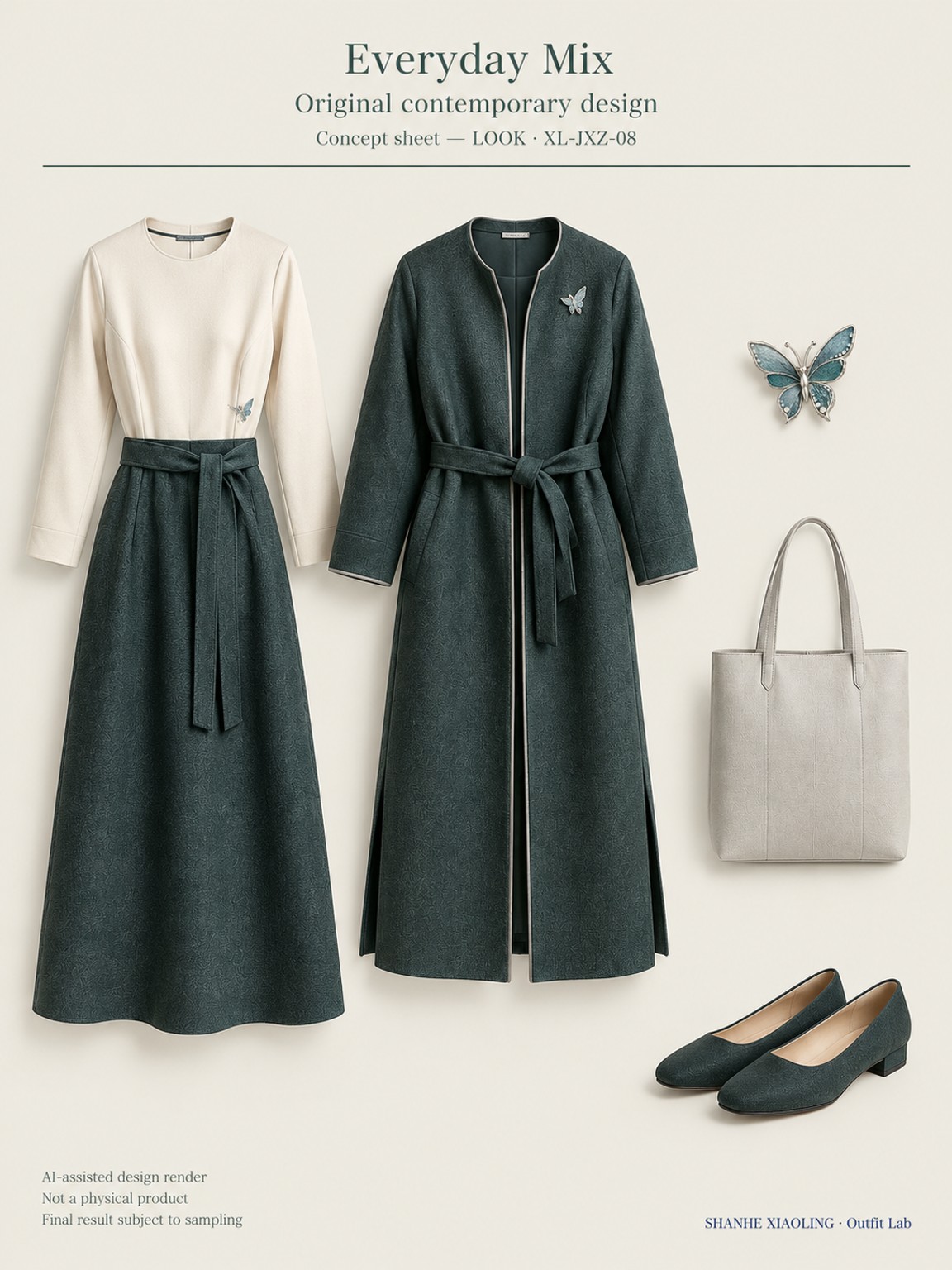 Everyday Mix — Woven · Mixed — Yarn + cloth · Cotton-linen · Wool · Twill