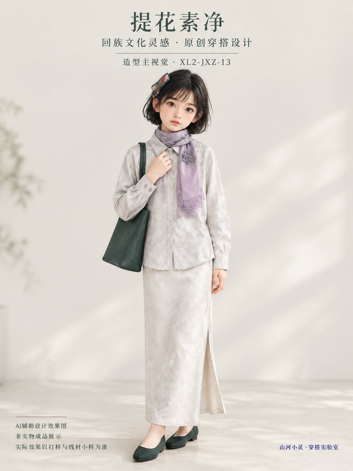 提花素净｜回族 · 新月回韵｜刺绣 · 梭织 · 蕾丝薄纱｜绣线 · 底布 · 棉麻 · 羊毛呢 · 斜纹布 · 蕾丝 · 薄纱