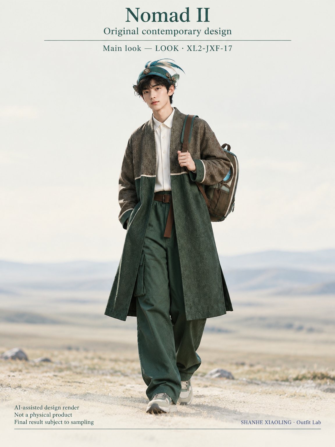 Nomad II — Woven · Mixed — Yarn + cloth · Cotton-linen · Wool · Twill