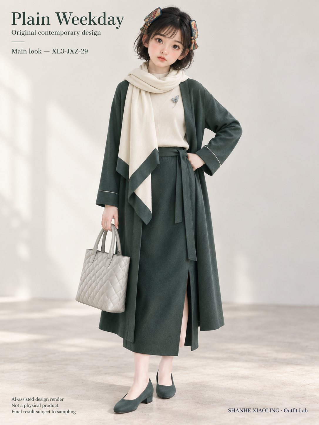 Plain Weekday — Woven · Quilted · Mixed — Cotton-linen · Wool · Twill · Yarn + cloth · Quilted cotton · Wadding