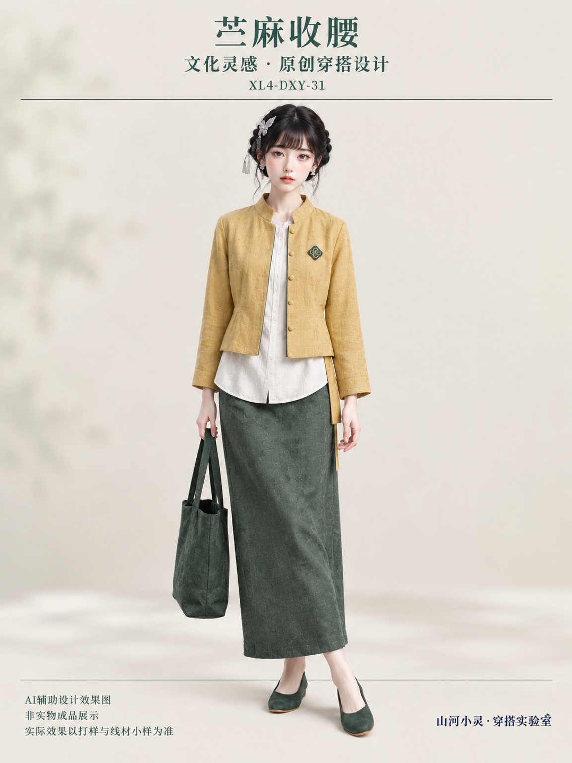 苎麻收腰｜畲族 · 凤凰霓裳｜梭织 · 刺绣｜棉麻 · 羊毛呢 · 斜纹布 · 绣线 · 底布