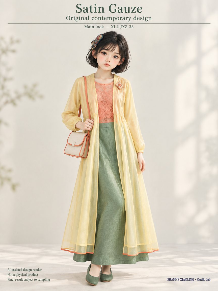 Satin Gauze — Woven · Lace/Gauze · Embroidery · Mixed — Lace · Gauze · Cotton-linen · Wool · Twill · Embroidery thread · ground cloth · Yarn + cloth