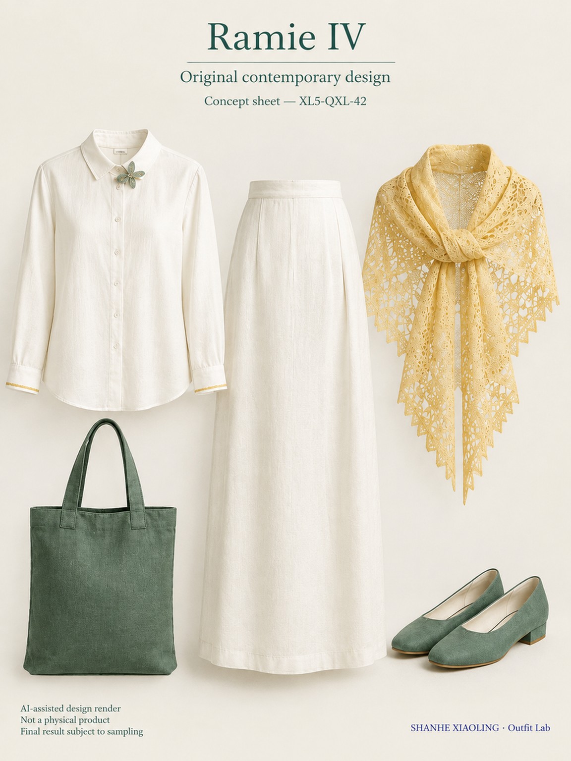 Ramie IV — Woven · Lace/Gauze — Cotton-linen · Wool · Twill · Lace · Gauze