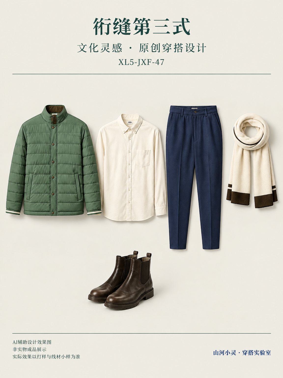 绗缝第三式｜鄂伦春族 · 林海鹿鸣｜绗缝 · 梭织 · 混材｜绗缝棉 · 填充 · 棉麻 · 羊毛呢 · 斜纹布 · 纱线＋布料
