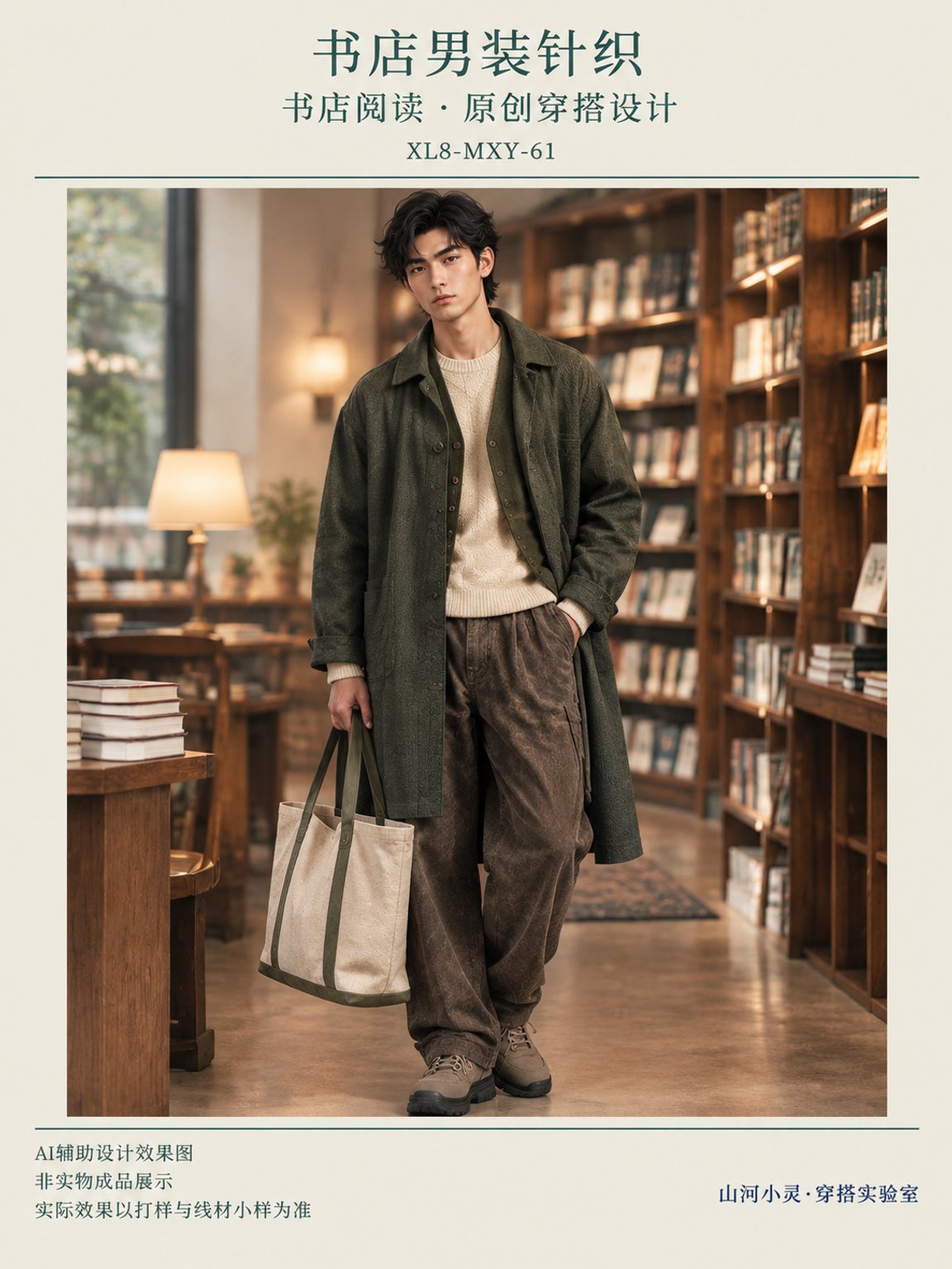书店男装针织｜蒙古族 · 游牧星野｜梭织 · 混材｜棉麻 · 羊毛呢 · 斜纹布 · 纱线＋布料