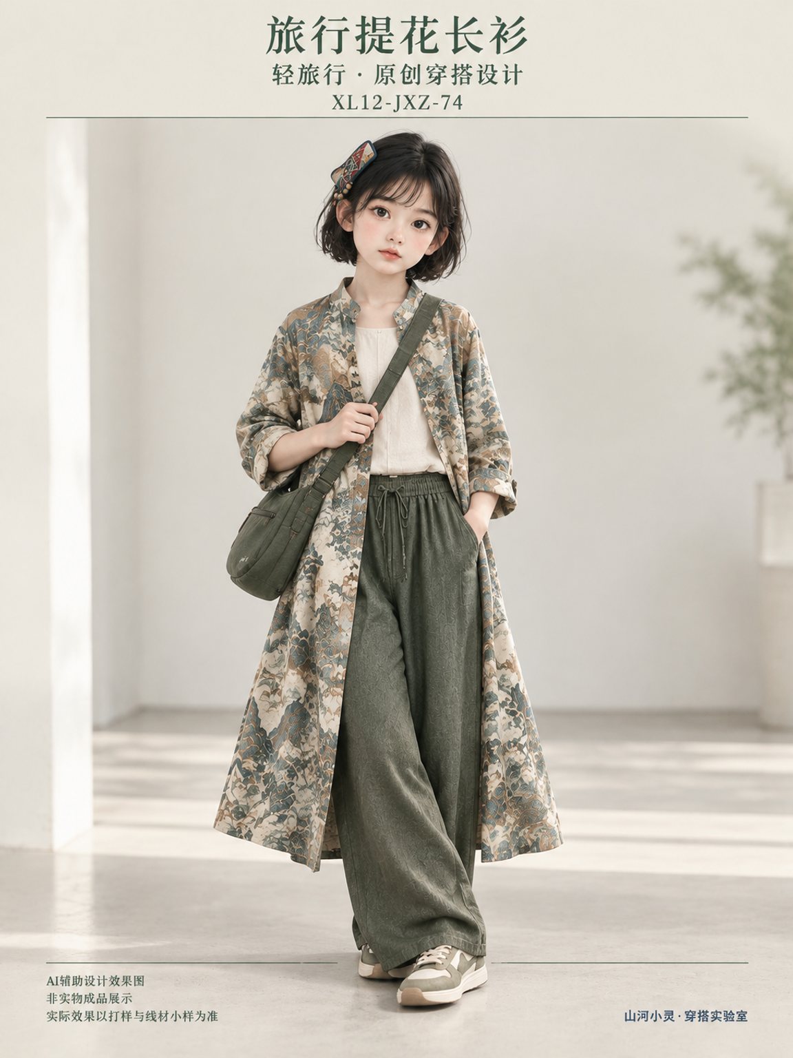 旅行提花长衫｜回族 · 新月回韵｜刺绣 · 梭织 · 蕾丝薄纱｜绣线 · 底布 · 棉麻 · 羊毛呢 · 斜纹布 · 蕾丝 · 薄纱