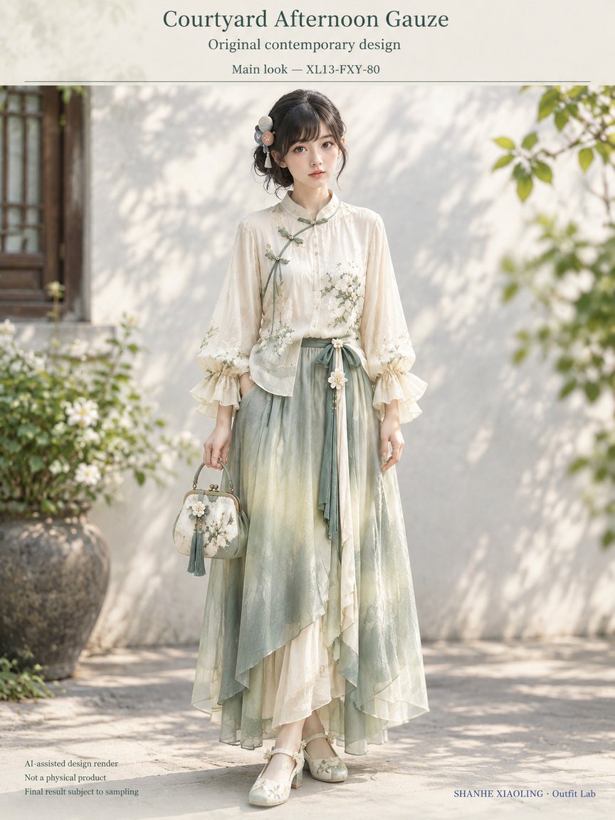Courtyard Afternoon Gauze — Woven · Lace/Gauze — Lace · Gauze · Cotton-linen · Wool · Twill